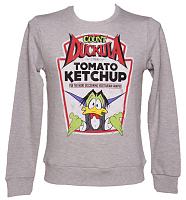 Men's Grey Count Duckula Ketchup Sweater
