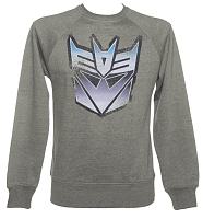 Men's Grey Decepticon Transformers Sweater