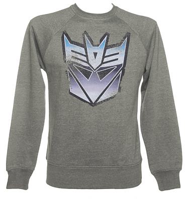 Men's Grey Decepticon Transformers Sweater