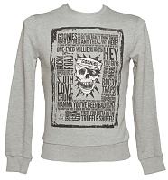 Men's Grey Goonies Quotes Sweater