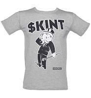 Men's Grey Monopoly Skint T-Shirt