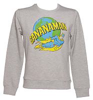 Men's Grey Retro Bananaman Jumper