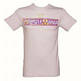 Men's Light Grey Wrestlemania T-Shirt
