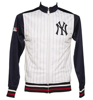 Men's MLB New York Yankees Forfeit Track Jacket from Majestic Athletic