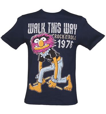 Men's Navy Animal Walk This Way Muppets T-Shirt