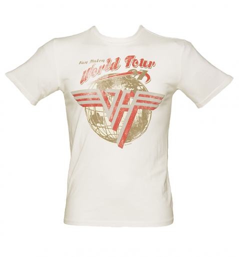 Off White Van Halen World Tour T-Shirt from Chaser LA