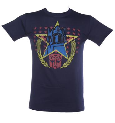 Men's Transformers Optimus Prime Stars T-Shirt
