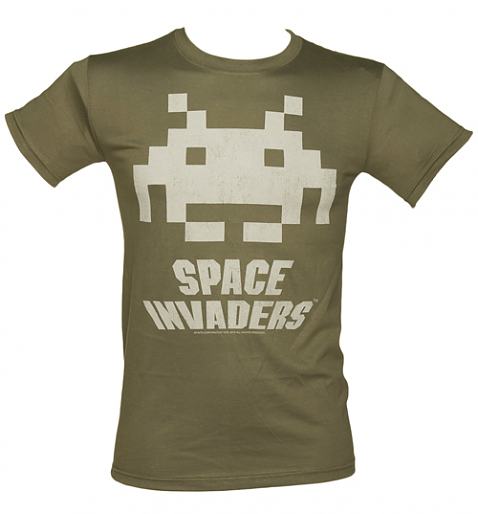 Men's Space Invaders Logo T-Shirt