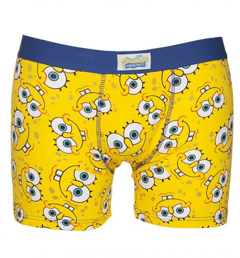 Men's Men's Spongebob Squarepants Smiles Boxer Shorts