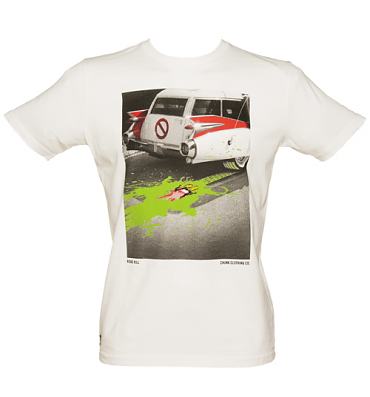 Men's Sugar White Slimy Road Kill T-Shirt from Chunk