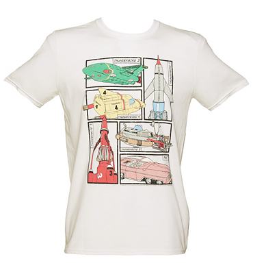 Men's Thunderbirds Vehicles Collection T-Shirt