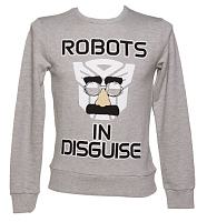 Men's Transformers In Disguise Grey Jumper