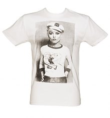 Men's White Debbie Harry Sailor T-Shirt from Dirty Cotton Scoundrels [View details]