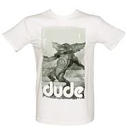 Men's White Dude Gremlins T-Shirt