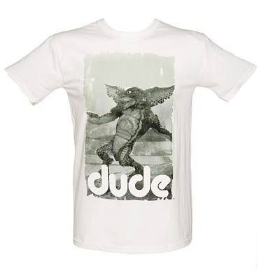 Men's White Dude Gremlins T-Shirt