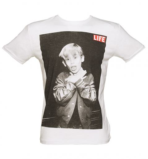 Men's White Kevin Home Alone T-Shirt from Worn By