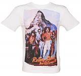Men's White Rolling Stones Tour Of Europe 76 Premium T-Shirt from Amplified Vintage