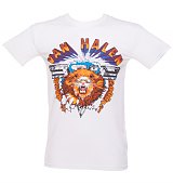 Men's White Van Halen Lion T-Shirt