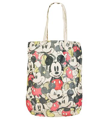 Mickey Mouse All Over Print Canvas Tote Bag