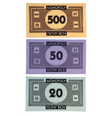 Monopoly Money 3pk Tea Towels