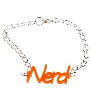 Nerd Slogan Bracelet from Chelsea Doll