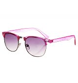 Pink Duke Half Frame Wayfarer Sunglasses from Jeepers Peepers