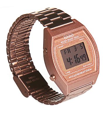 ceas casio retro rose gold