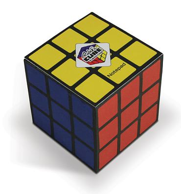 Rubik's Cube Notepad Block