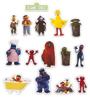 Sesame Street Characters Magnet Set