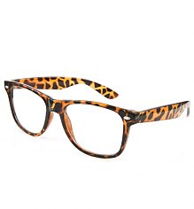 Tortoise-shell Clear Geek Wayfarer Sunglasses [View details]
