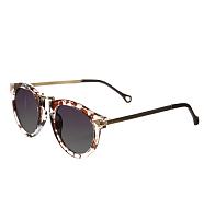 Vintage Style Floral Round Metal Arm Sunglasses from Chelsea Doll