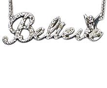 Pave Crystal Believe Tinkerbell Necklace from Disney Couture